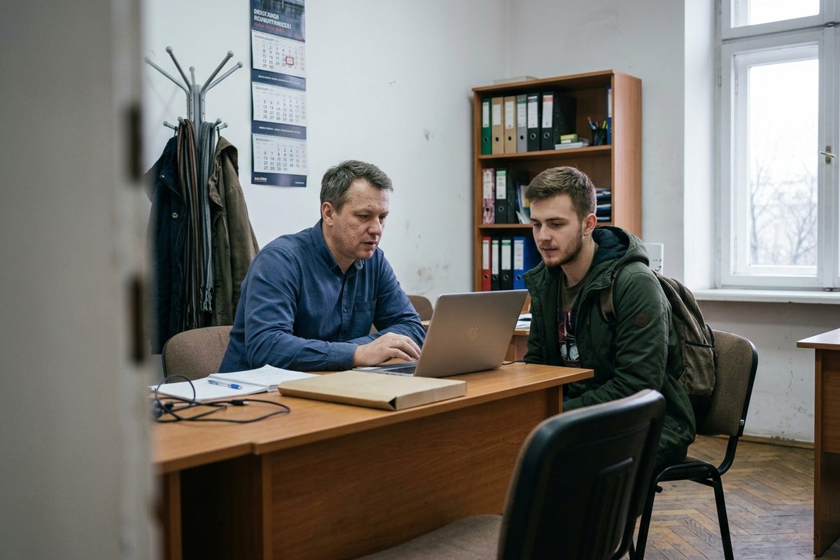 Escritório da agência em Cracóvia